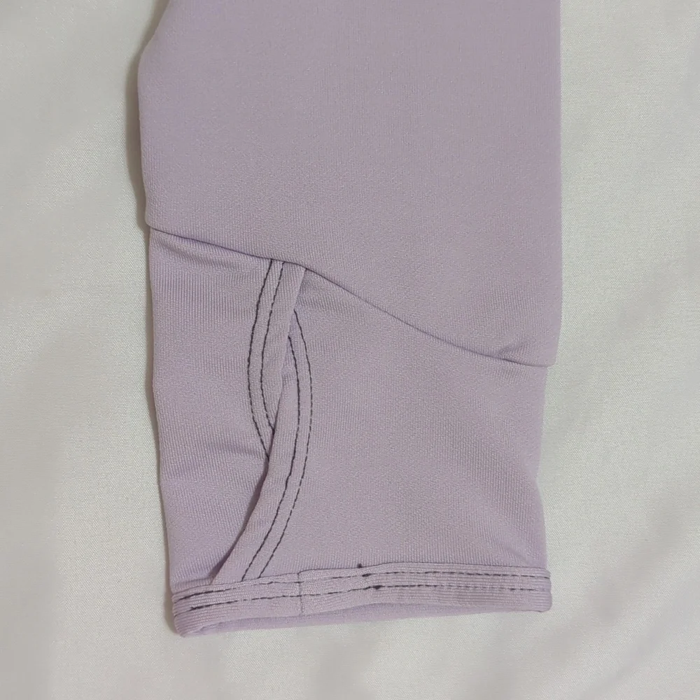 Nike Pro Dri-Fit Mock-Neck Long-Sleeve Top, Color Purple Size L (Kids)